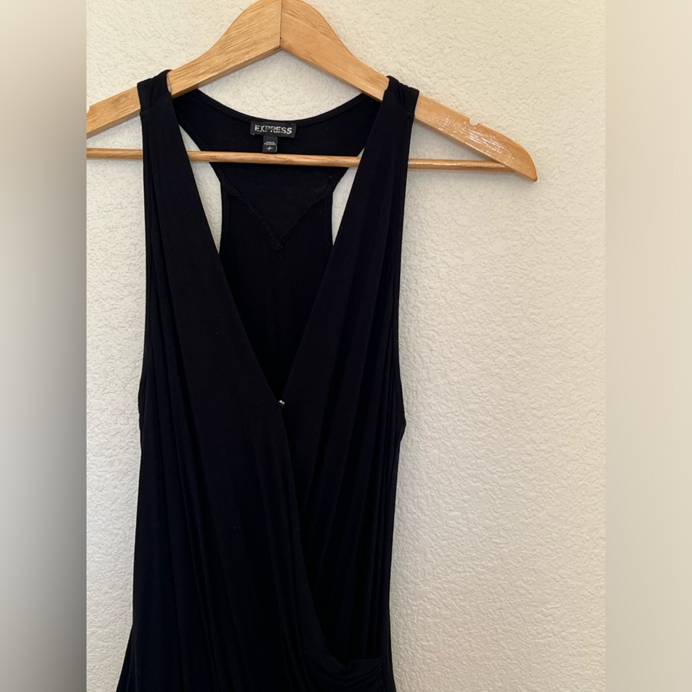 Express | Black Wrap Tank - Picture 3 of 10